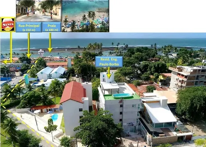 Espaço inteiro: No centro de porto de galinhas